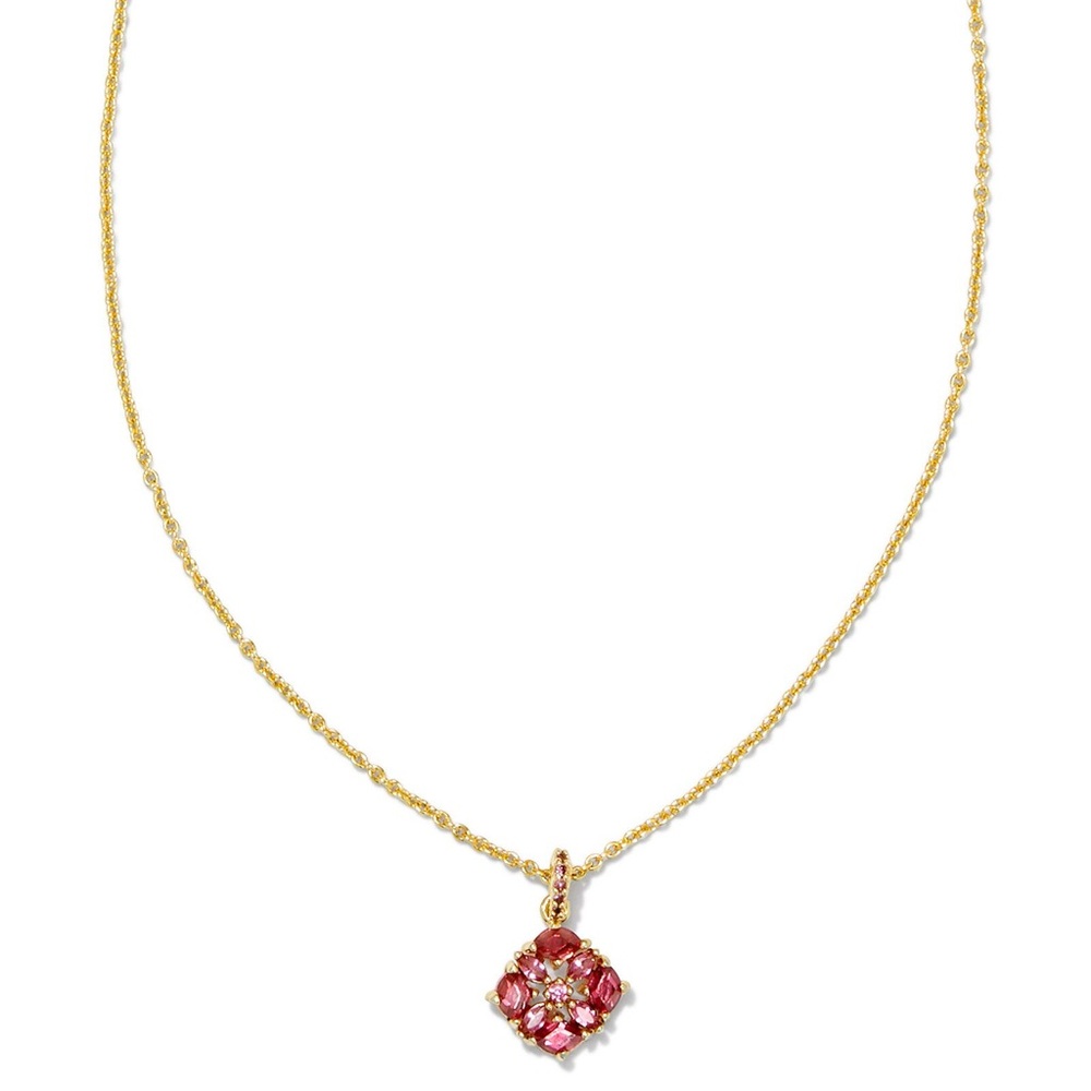 Kendra Scott NIB The Dira Set gold and pink necklace